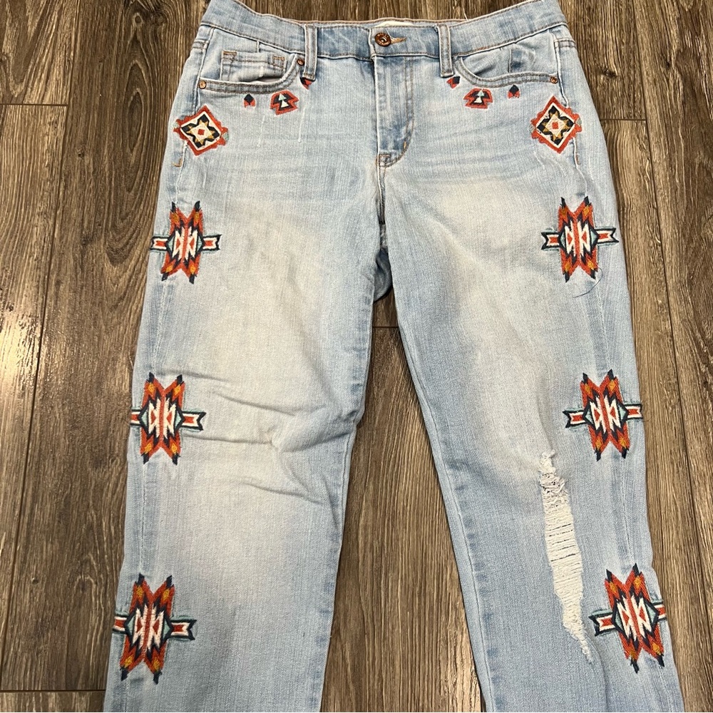 Jessica Simpson Mika Best Friend Embroidered Jeans - Picture 5 of 10